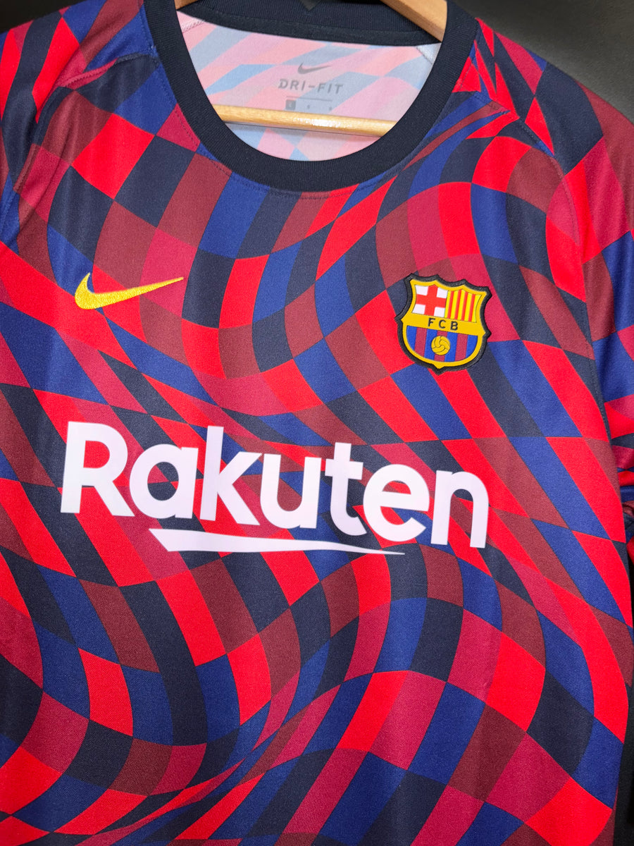 BARCELONA 2020-2021 ORIGINAL TRAINING JERSEY Size L