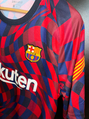 BARCELONA 2020-2021 ORIGINAL TRAINING JERSEY Size L