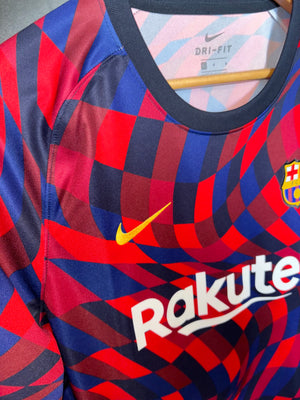 BARCELONA 2020-2021 ORIGINAL TRAINING JERSEY Size L