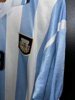 ARGENTINA BATISTUTA 1999-2000 ORIGINAL JERSEY SIZE XL