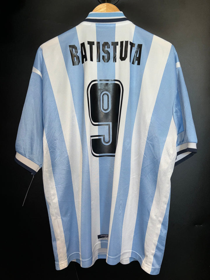 ARGENTINA BATISTUTA 1999-2000 ORIGINAL JERSEY SIZE XL