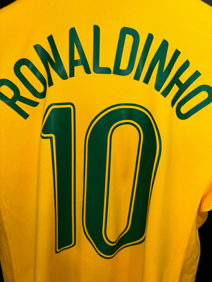 BRAZIL RONALDINHO 2006-2007 ORIGINAL JERSEY SIZE S