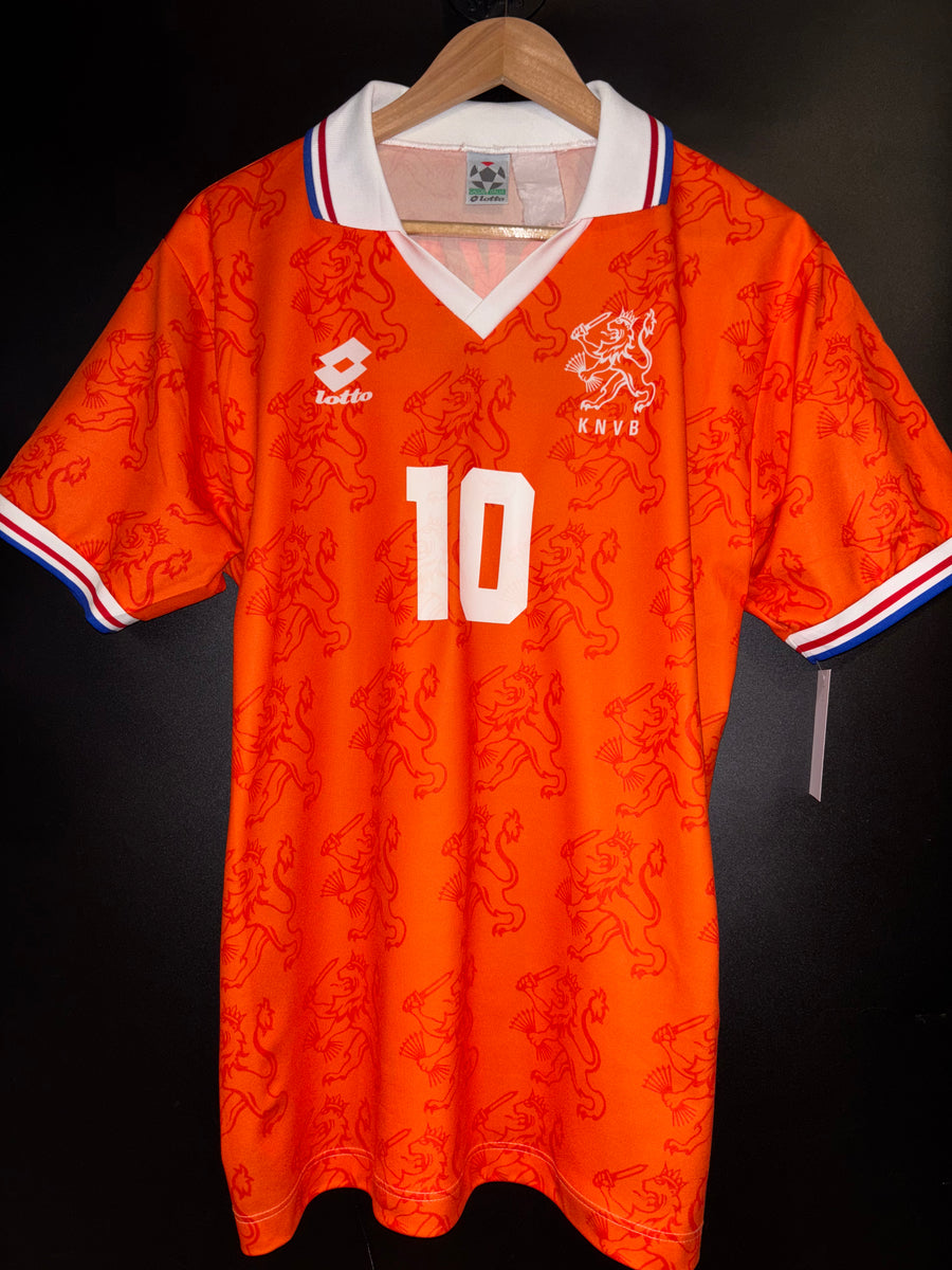 NETHERLANDS BERGKAMP 1994-1995 ORIGINAL JERSEY Size L