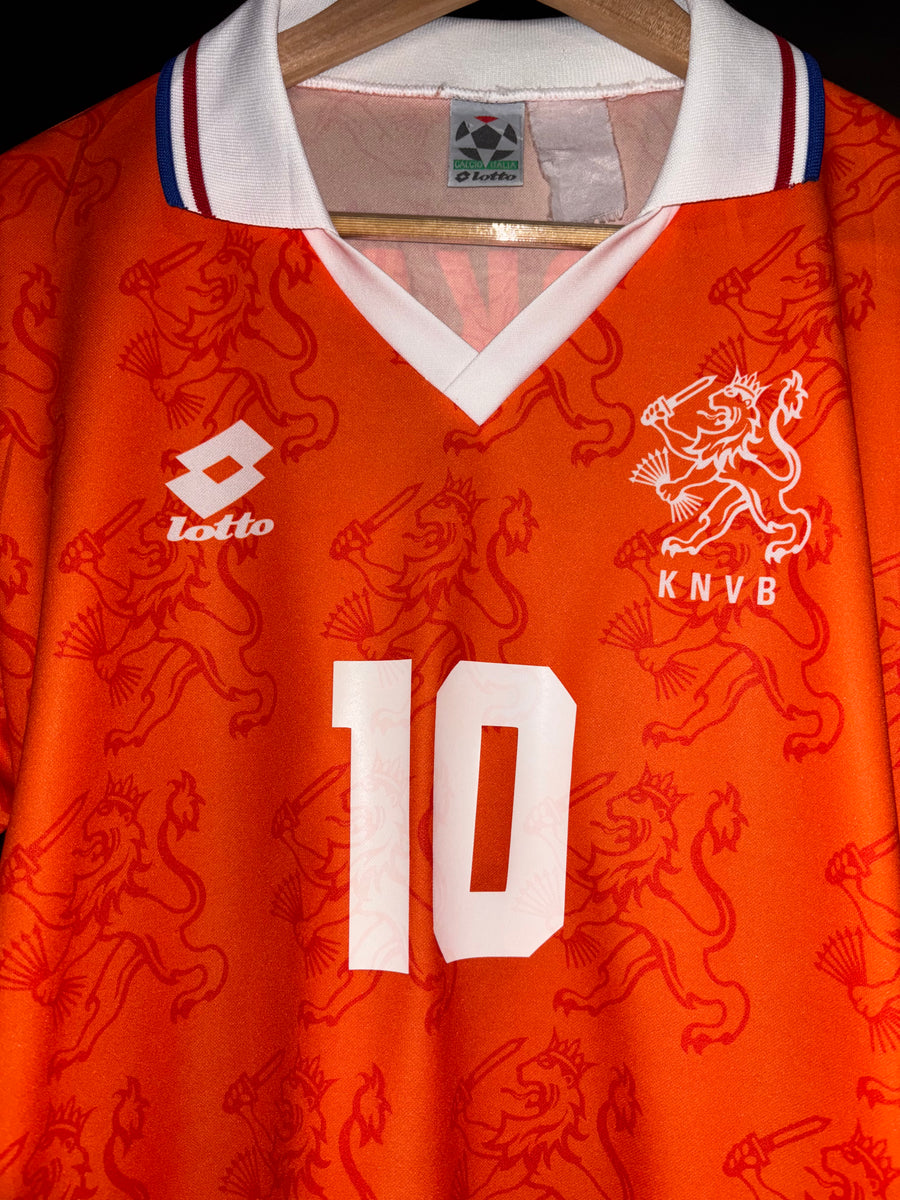 NETHERLANDS BERGKAMP 1994-1995 ORIGINAL JERSEY Size L
