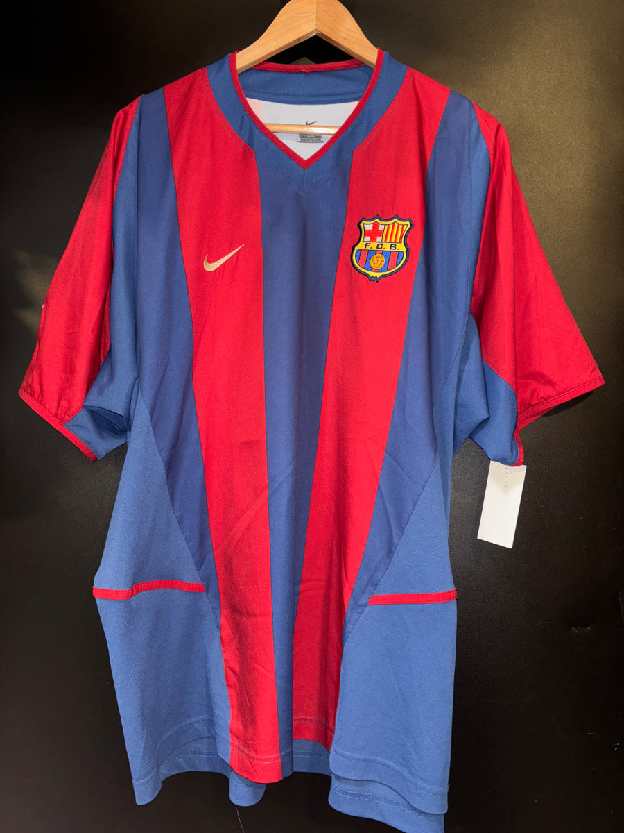 BARCELONA RIQUELME 2002-2003 ORIGINAL JERSEY Size XL