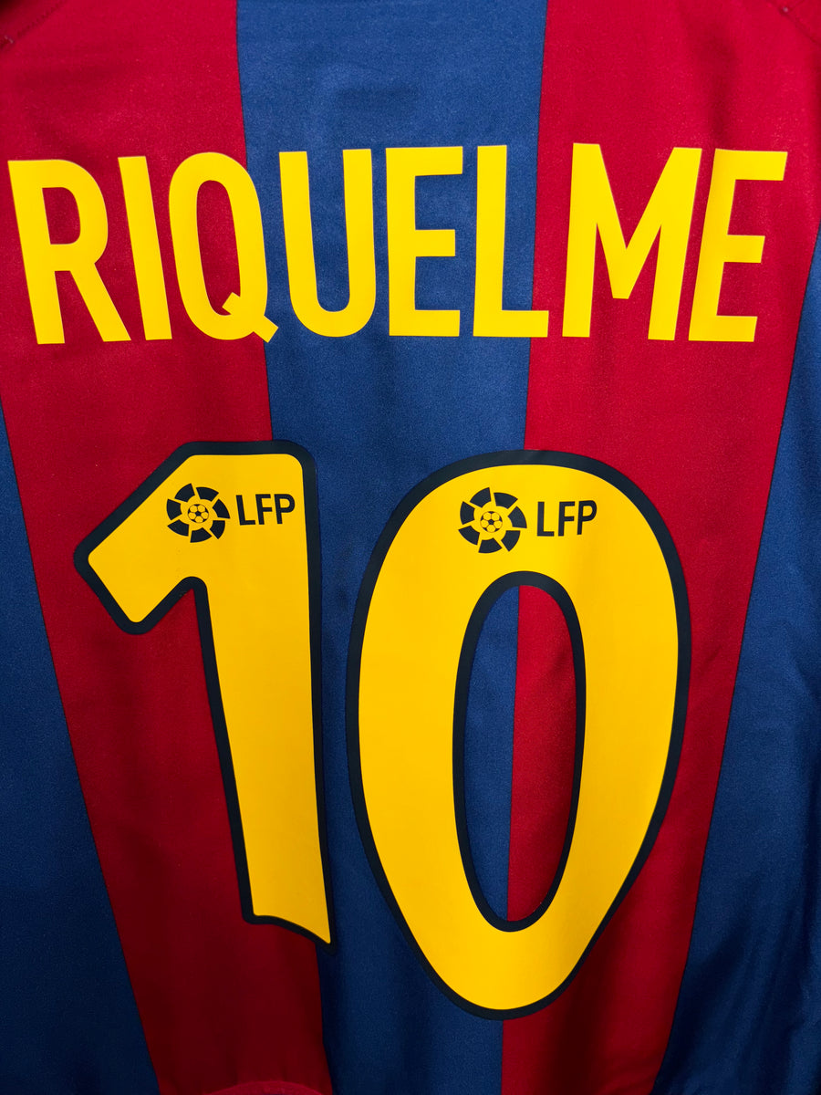 BARCELONA RIQUELME 2002-2003 ORIGINAL JERSEY Size XL