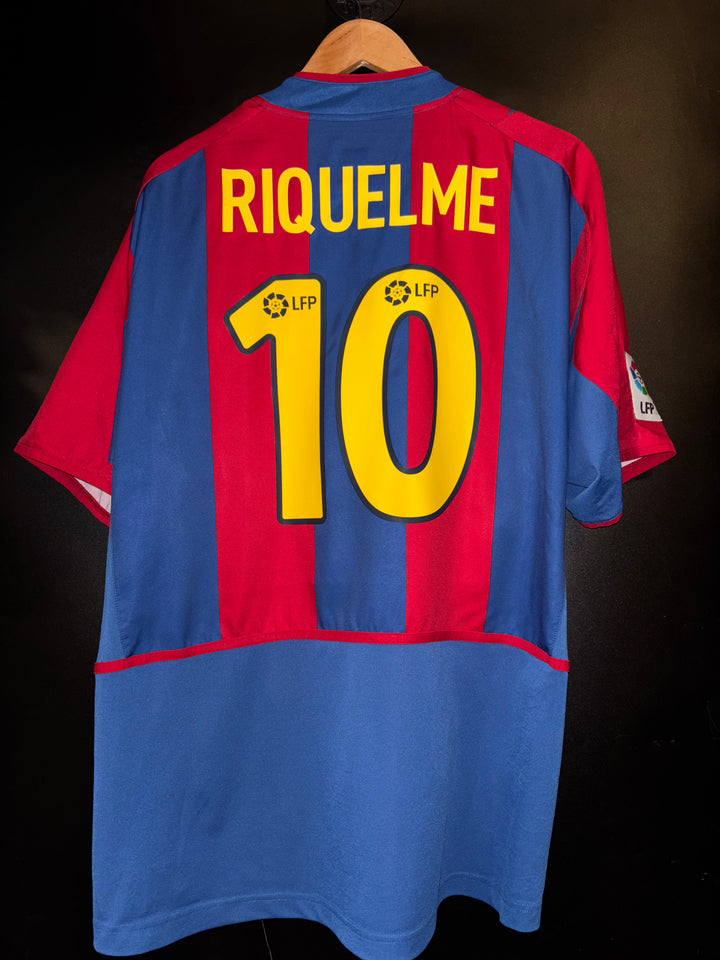 BARCELONA RIQUELME 2002-2003 ORIGINAL JERSEY Size XL