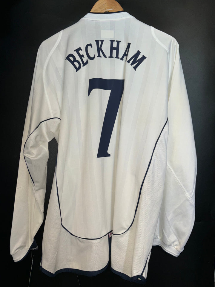 ENGLAND BECKHAM 2001-2002 ORIGINAL  JERSEY Size XL