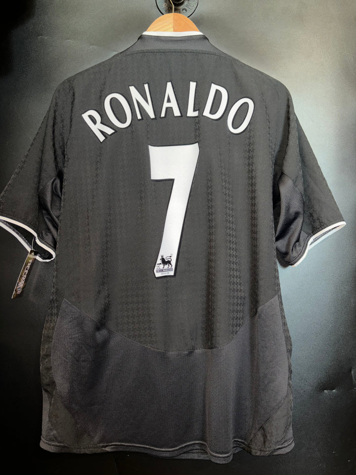 MANCHESTER UNITED RONALDO 2003-2004 ORIGINAL AWAY JERSEY Size L