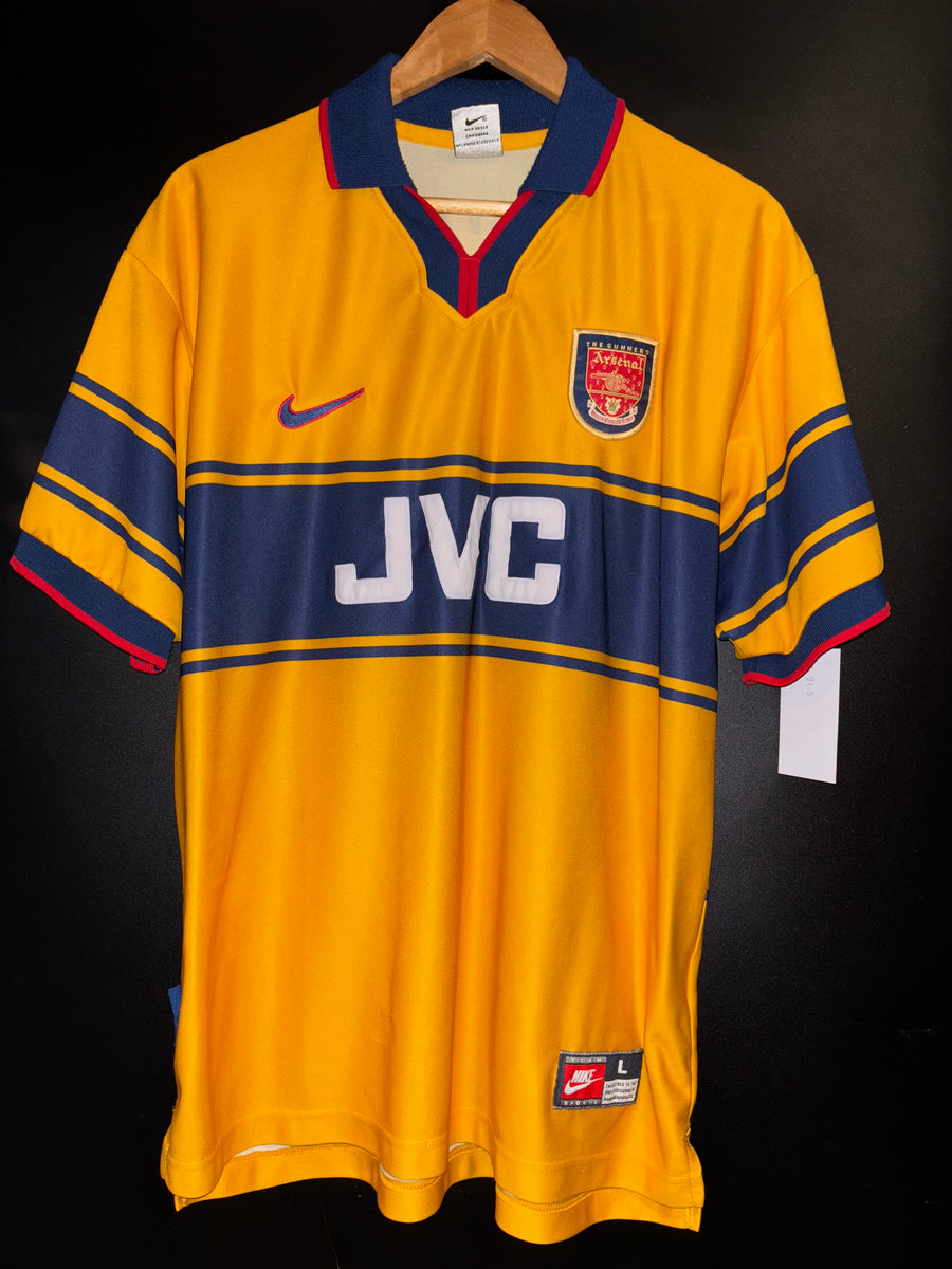 ARSENAL BERGKAMP 1997-1998 ORIGINAL JERSEY Size L