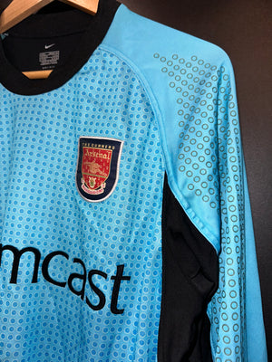 ARSENAL SEAMAN 1999-2000 ORIGINAL GOALKEEPER JERSEY Size L