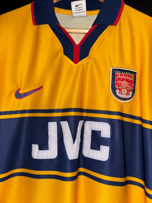 ARSENAL BERGKAMP 1997-1998 ORIGINAL JERSEY Size L