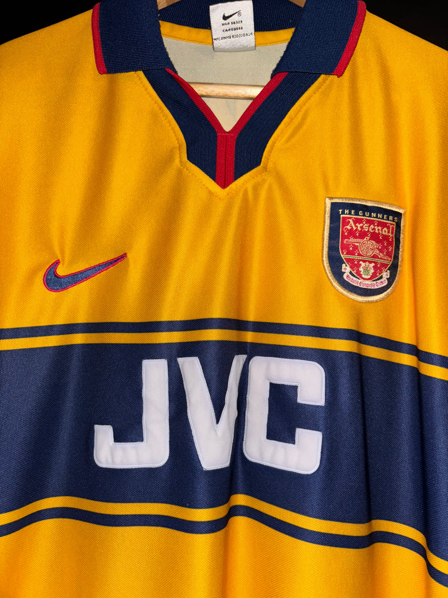 ARSENAL BERGKAMP 1997-1998 ORIGINAL JERSEY Size L