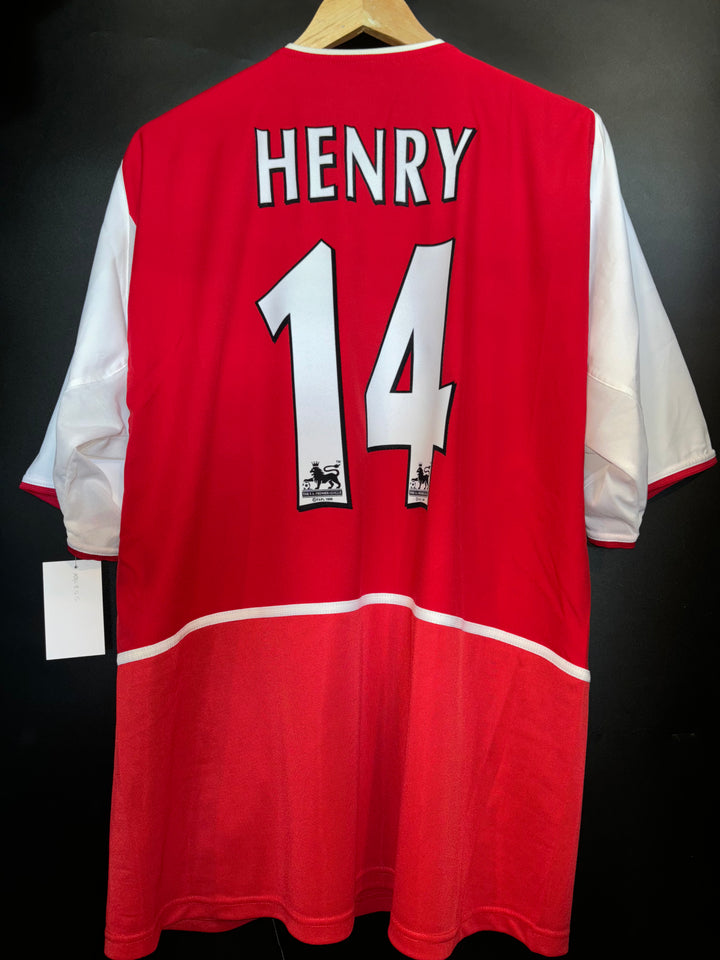 ARSENAL HENRY 2002-2003 ORIGINAL JERSEY Size 2XL