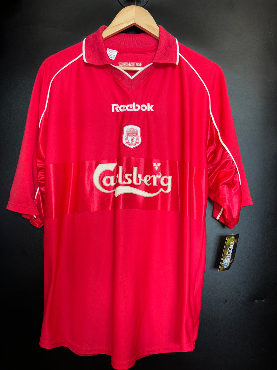 LIVERPOOL GERRARD 2001-2002 ORIGINAL JERSEY Size L