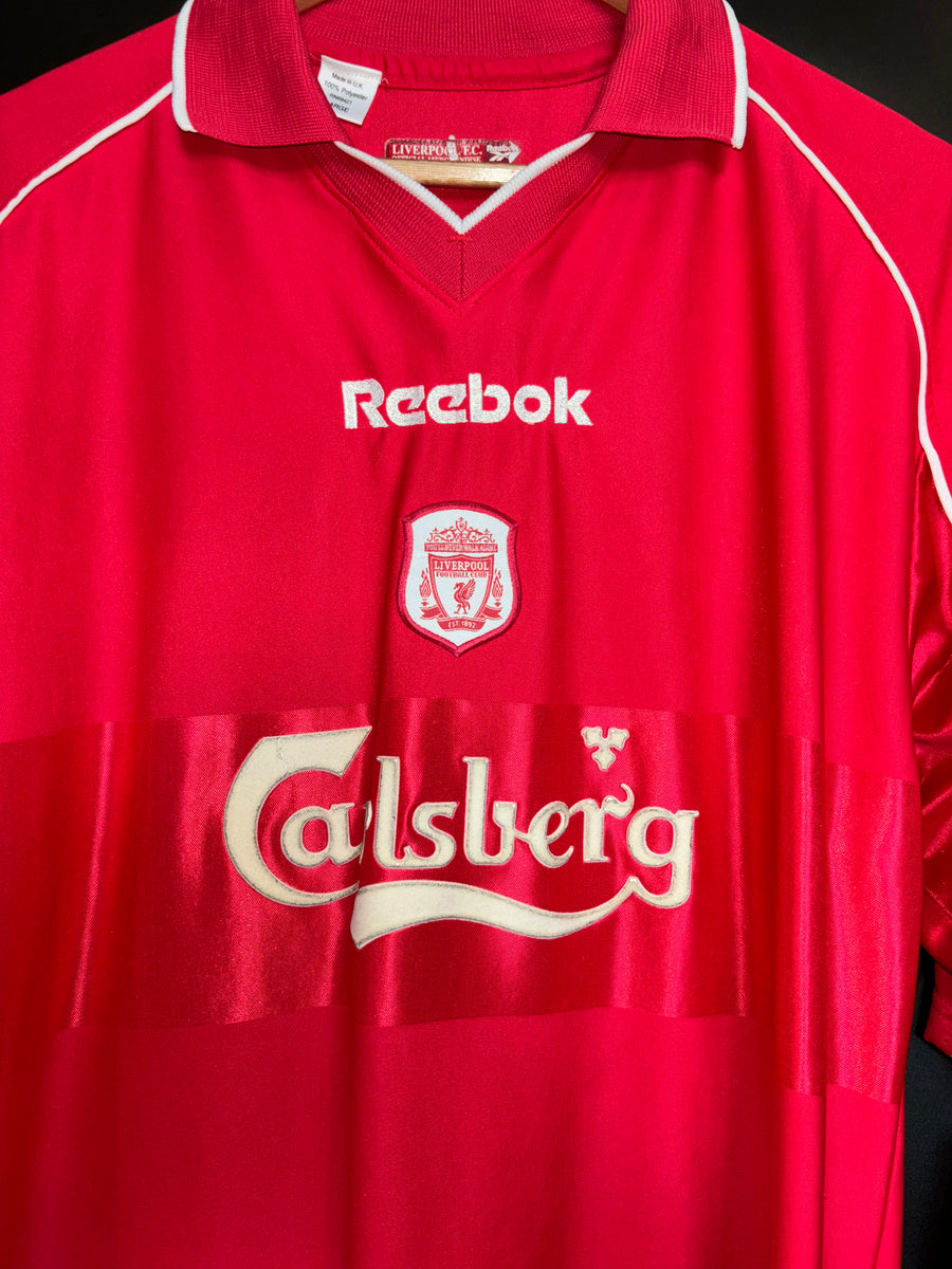 LIVERPOOL GERRARD 2001-2002 ORIGINAL JERSEY Size L