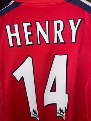 ARSENAL HENRY 2000-2001 ORIGINAL JERSEY Size S