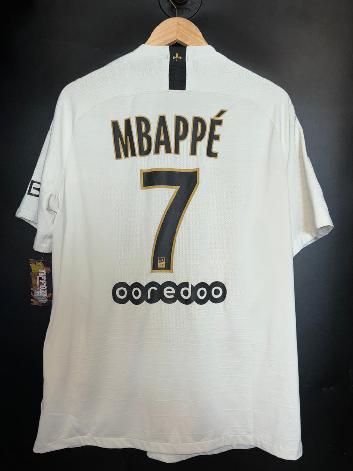 PSG PARIS SAINT GERMAIN MBAPPE 2018-2019 ORIGINAL PLAYER JERSEY SIZE XL