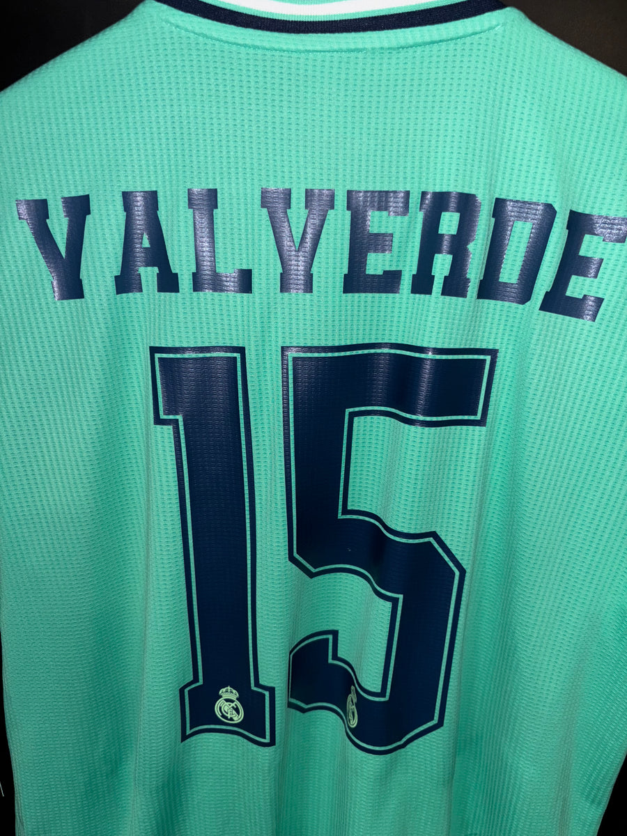 REAL MADRID VALVERDE 2019-2020 ORIGINAL PLAYER JERSEY Size M