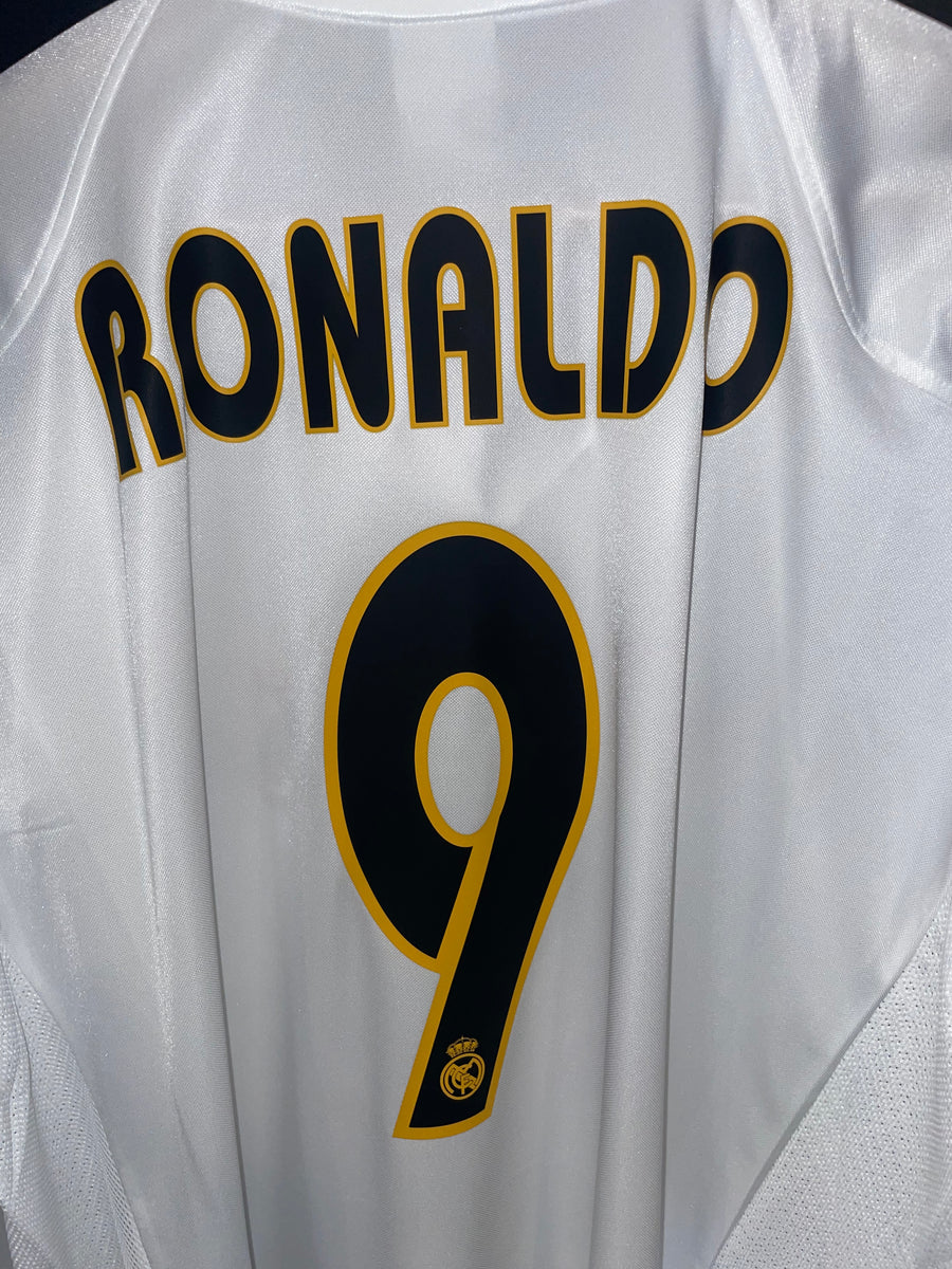 REAL MADRID RONALDO 2004-2005 ORIGINAL JERSEY Size XL