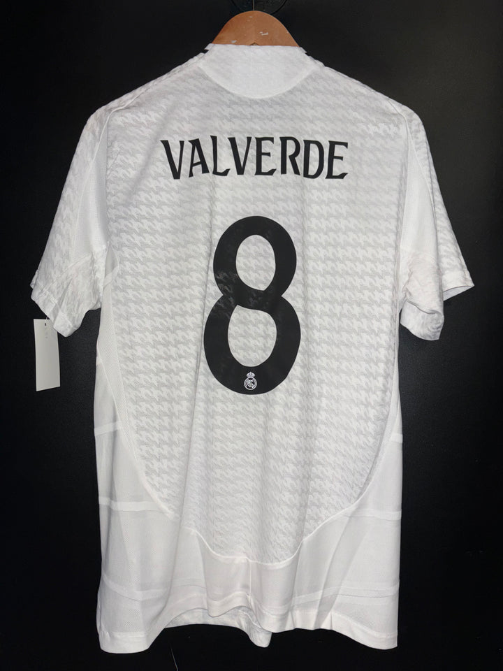 REAL MADRID VALVERDE 2024-2025 ORIGINAL PLAYER JERSEY Size L