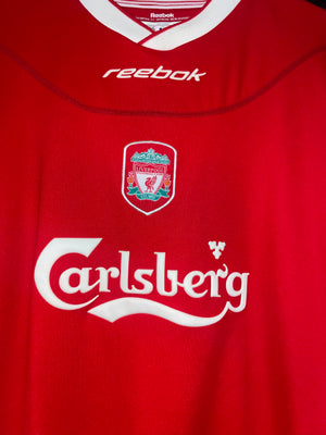 LIVERPOOL GERRARD 2001-2002 ORIGINAL JERSEY Size 2XL