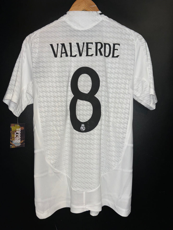 REAL MADRID VALVERDE 2024-2025 ORIGINAL PLAYER JERSEY Size M