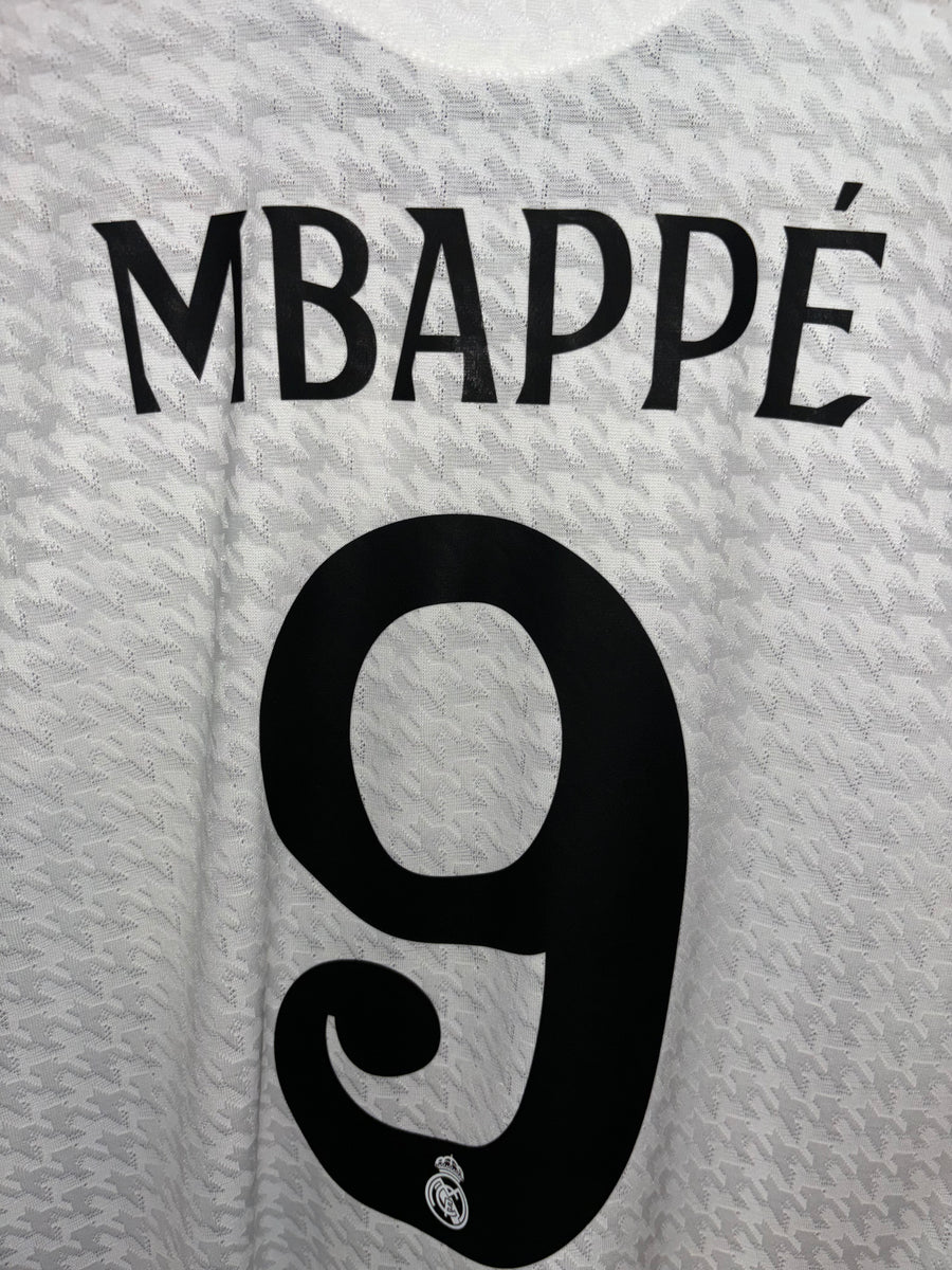 REAL MADRID MBAPPE 2024-2025 ORIGINAL PLAYER JERSEY Size L