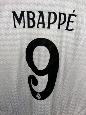 REAL MADRID MBAPPE 2024-2025 ORIGINAL PLAYER JERSEY Size XL