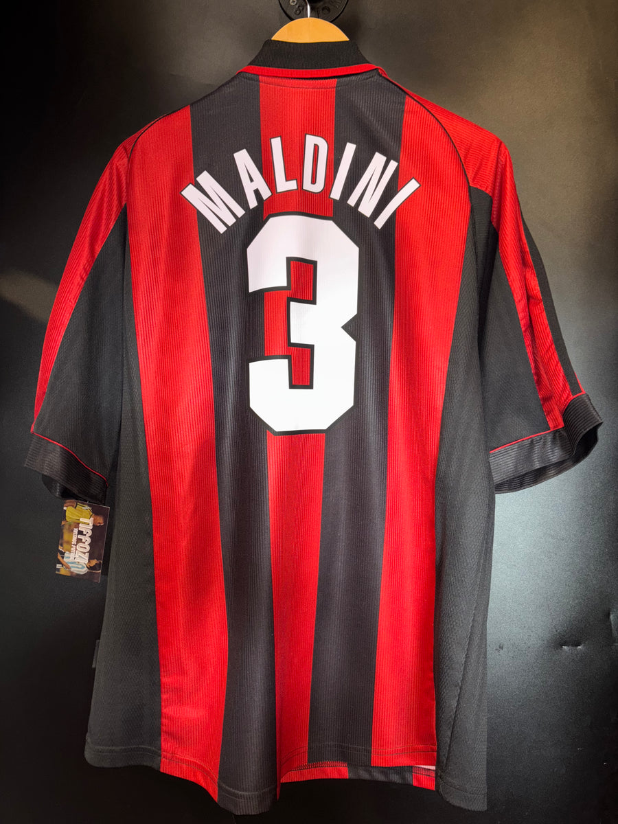 AC MILAN MALDINI 1998-1999 ORIGINAL JERSEY Size XL