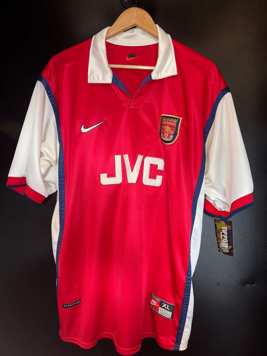 ARSENAL BERGKAMP 1998-1999 ORIGINAL JERSEY Size XL