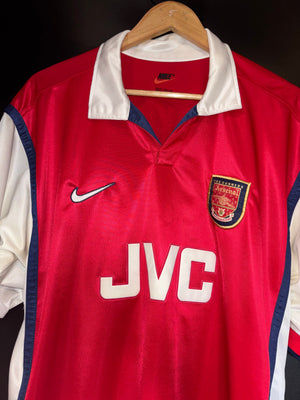 ARSENAL BERGKAMP 1998-1999 ORIGINAL JERSEY Size XL