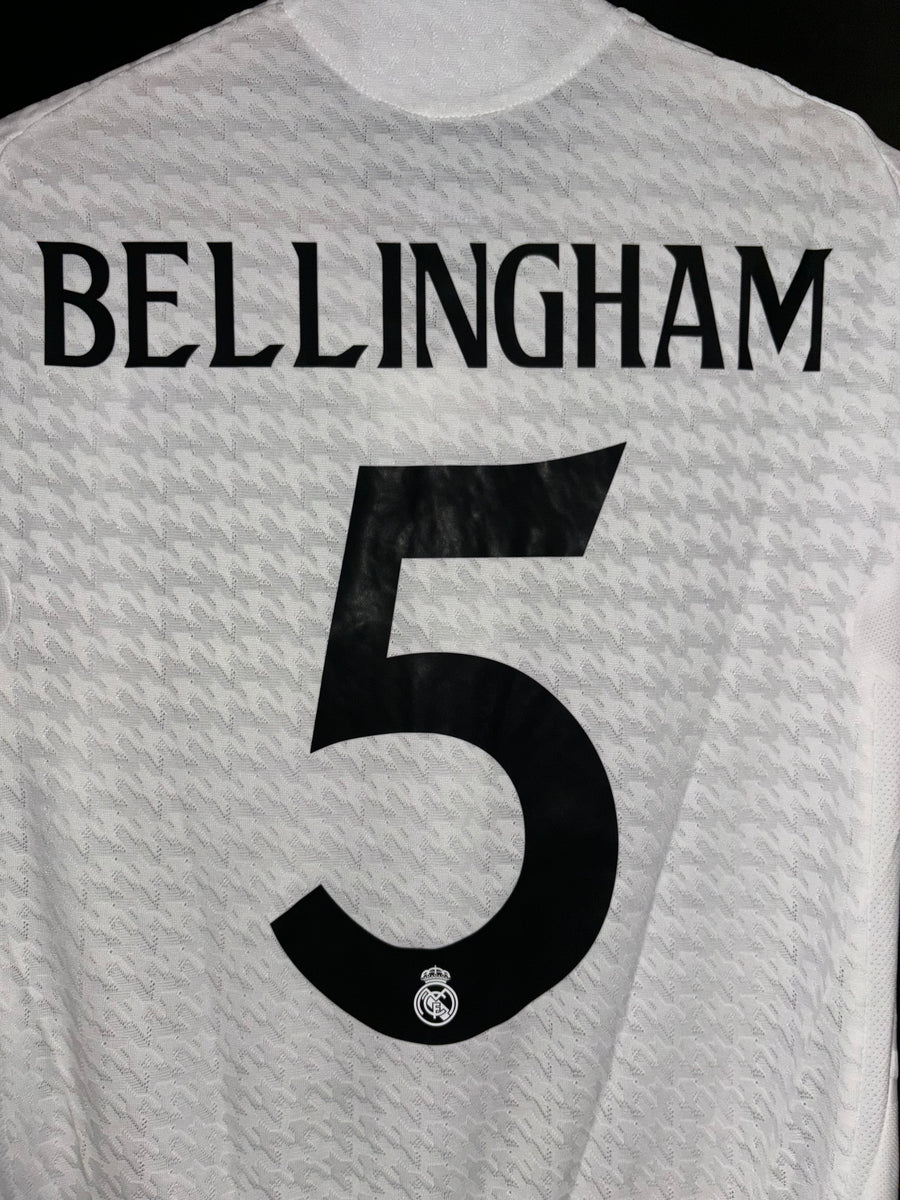 REAL MADRID BELLINGHAM 2024-2025 ORIGINAL PLAYER JERSEY Size S