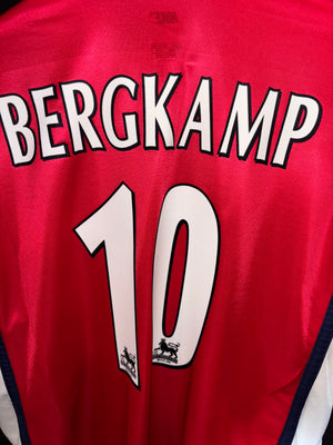 ARSENAL BERGKAMP 1998-1999 ORIGINAL JERSEY Size XL