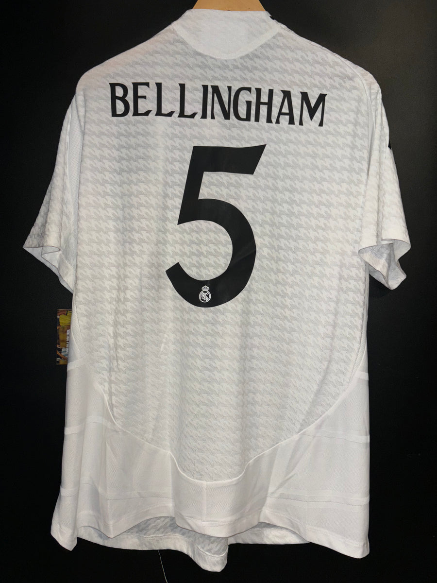 REAL MADRID BELLINGHAM 2024-2025 ORIGINAL PLAYER JERSEY Size 2XL