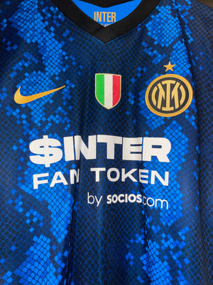 INTER MILAN LAUTARO MARTINEZ 2021-2022 ORIGINAL JERSEY Size M