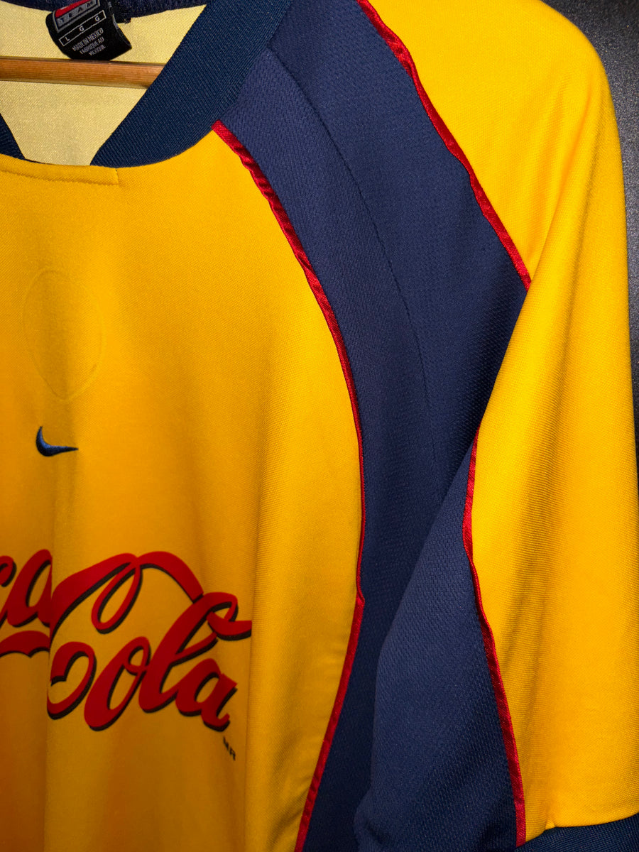 CLUB AMERICA ZAMORANO 2000-2001 ORIGINAL JERSEY SIZE L