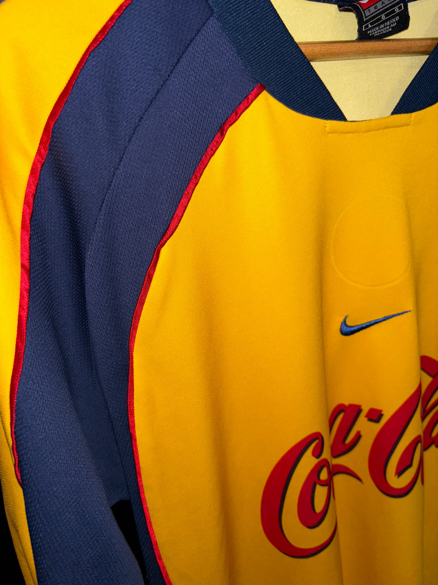 CLUB AMERICA ZAMORANO 2000-2001 ORIGINAL JERSEY SIZE L