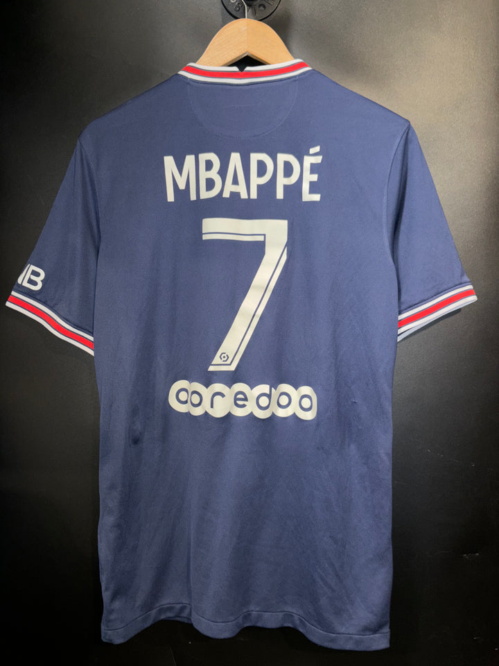 PSG PARIS SAINT GERMAIN MBAPPE 2021-2022  ORIGINAL JERSEY SIZE M