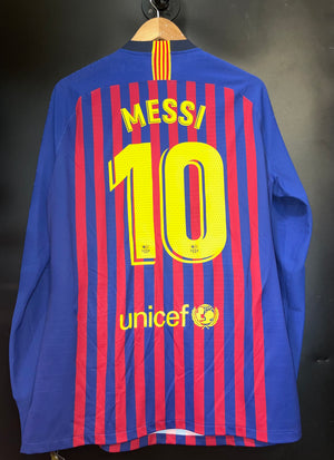 BARCELONA MESSI  2018-2019 ORIGINAL PLAYER  JERSEY Size XL