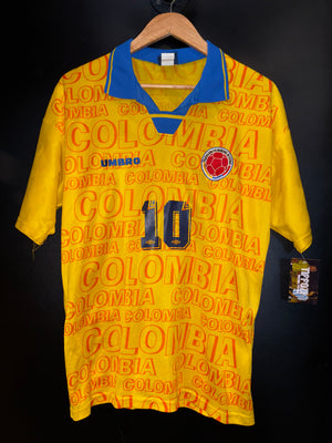 COLOMBIA 1997 VALDERRAMA  ORIGINAL JERSEY Size M