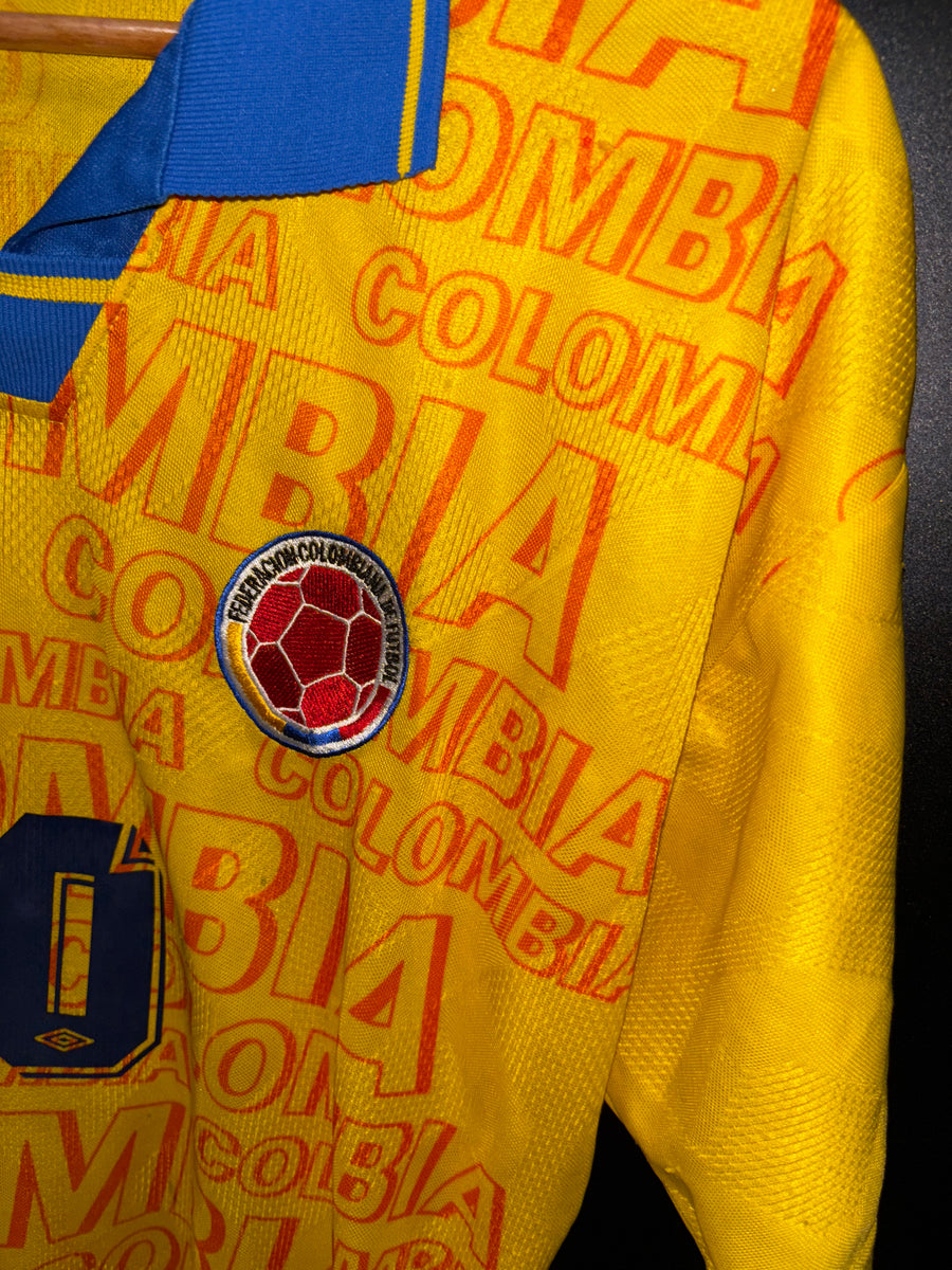 COLOMBIA 1997 VALDERRAMA  ORIGINAL JERSEY Size M