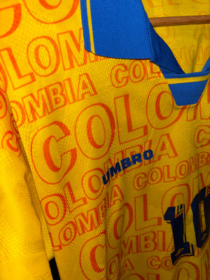 COLOMBIA 1997 VALDERRAMA  ORIGINAL JERSEY Size M