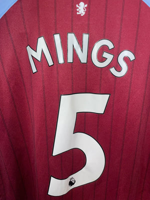 ASTON VILLA MINGS 2020-2021 ORIGINAL JERSEY Size XL