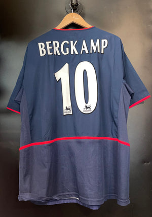 ARSENAL BERGKAMP 2002-2003 ORIGINAL JERSEY Size XL