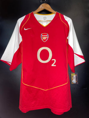 ARSENAL BERGKAMP 2004-2005  ORIGINAL JERSEY Size XL