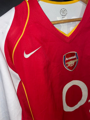 ARSENAL BERGKAMP 2004-2005  ORIGINAL JERSEY Size XL