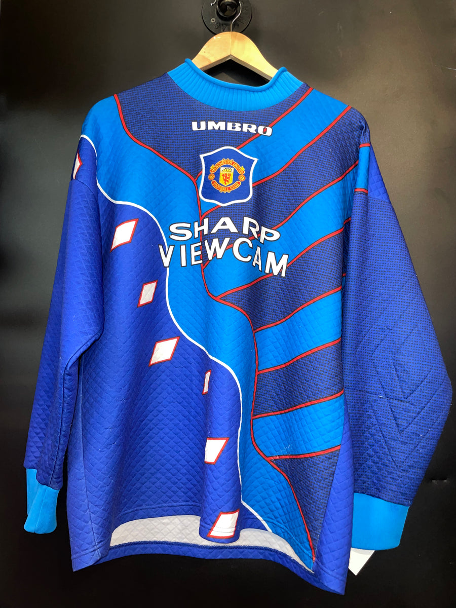 MANCHESTER UNITED SCHMEICHEL 1995-1996 ORIGINAL GOALKEEPER JERSEY Size M