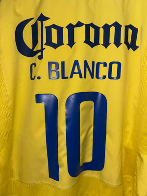 CLUB AMERICA BLANCO 2001-2002 ORIGINAL JERSEY SIZE L