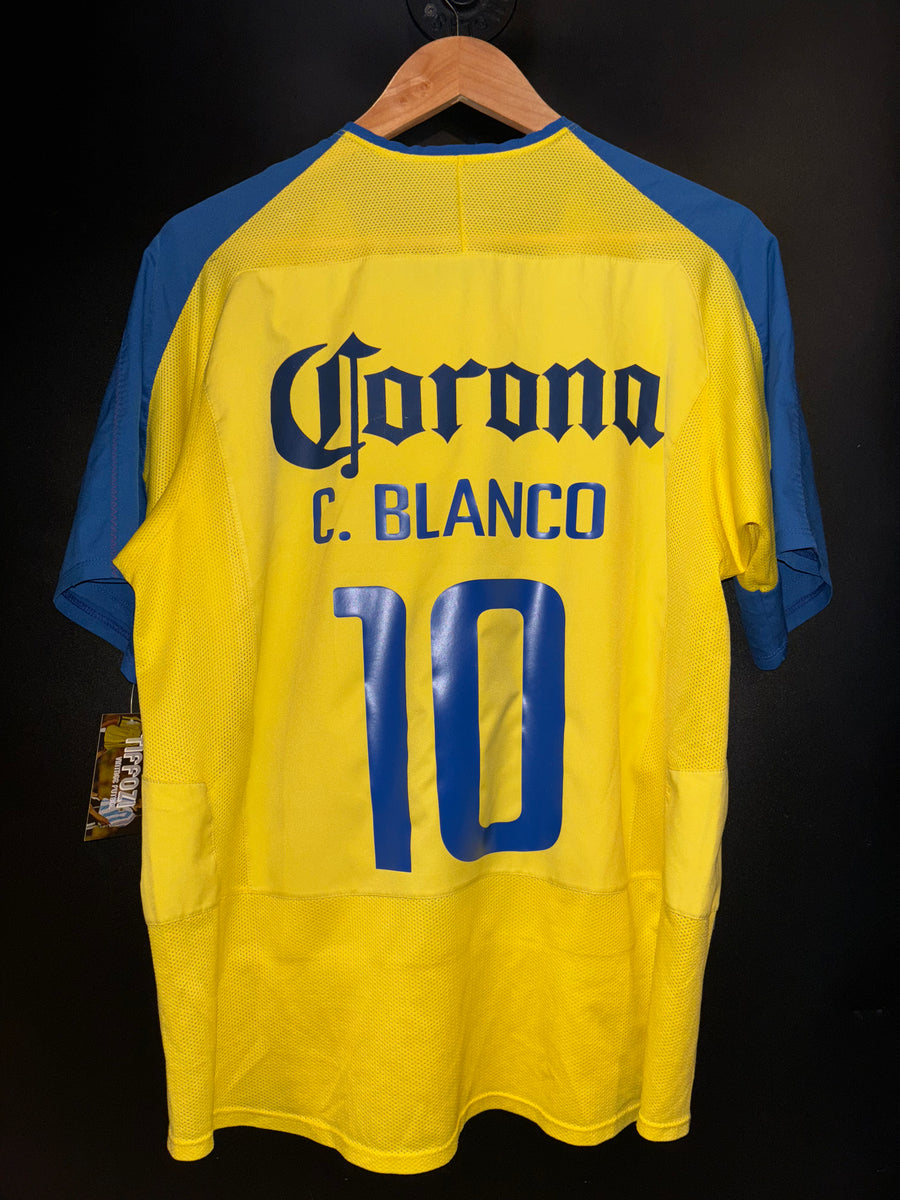 CLUB AMERICA BLANCO 2001-2002 ORIGINAL JERSEY SIZE L